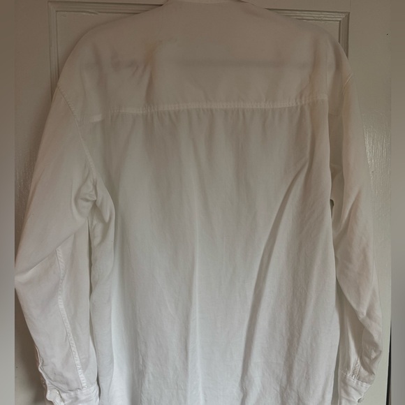 Aritzia Babaton Manuel Classic White Button Down Shirt - Picture 6 of 7